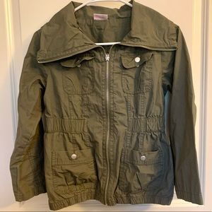 Yigga Girls Jacket Army Green